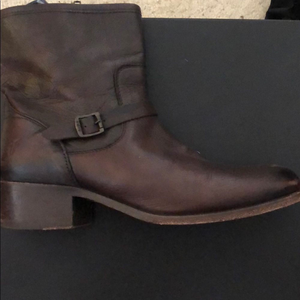 Dark Brown FRYE booties